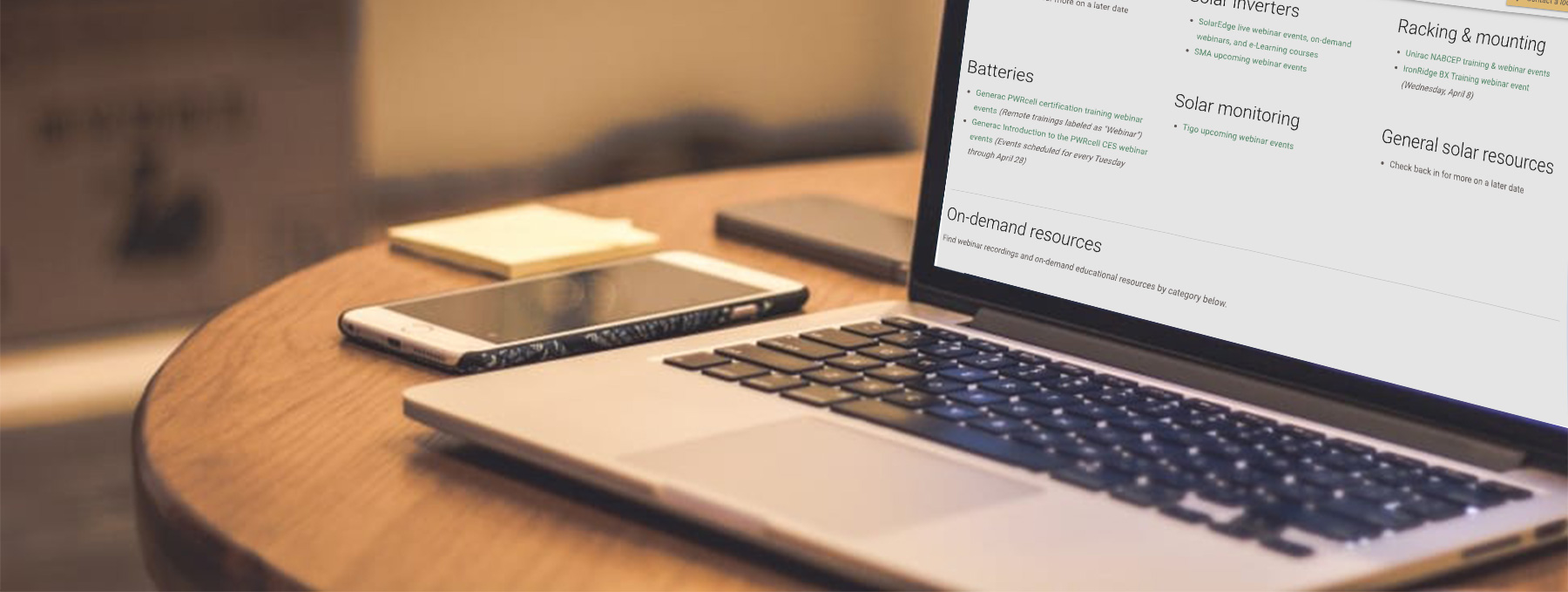 Online Education Training Header