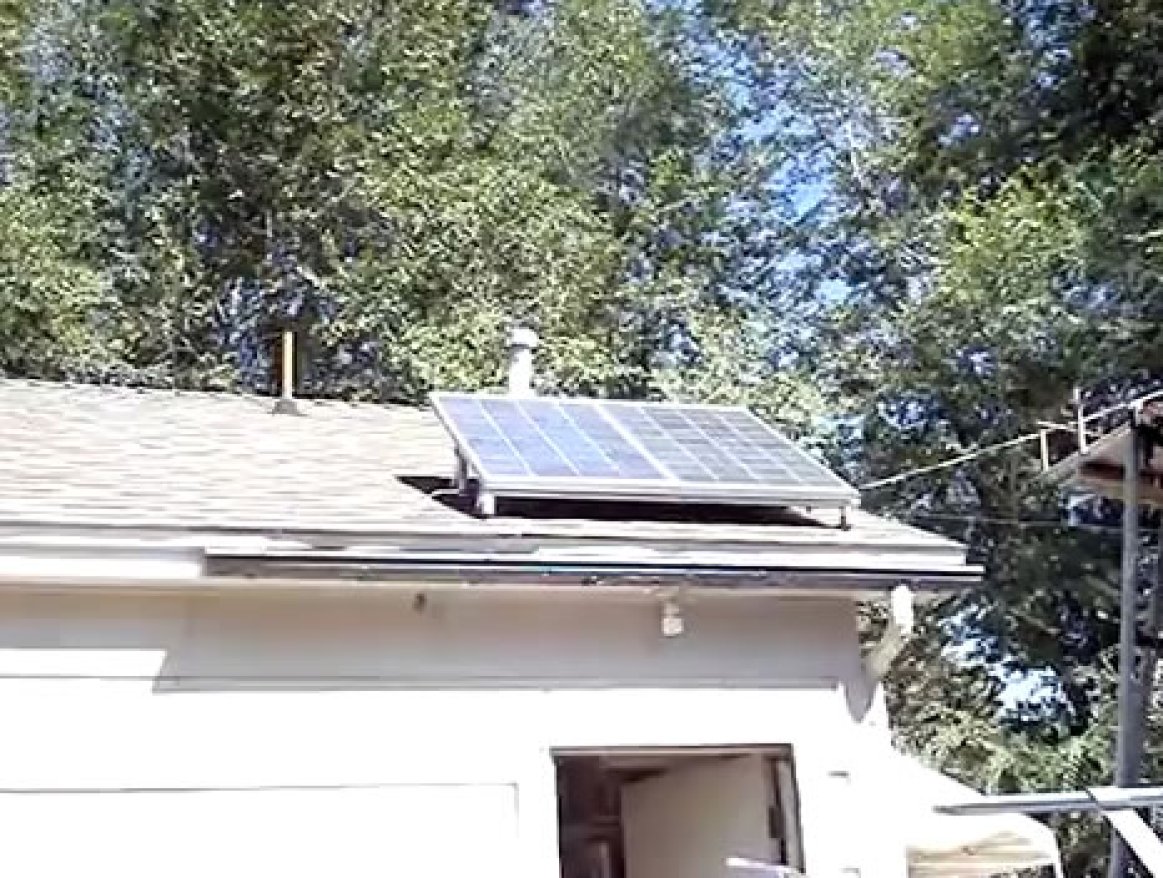 Home Solar Panels on the roof Home Solar Panels on the roof