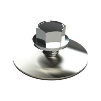 Unirac Aluminum Standoff and 3/8" Bolt w/EPDM Washer, 330007M