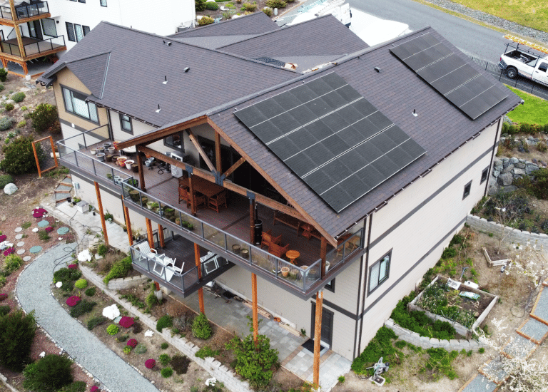 Silfab Solar residential installation showcasing new NTC technology in WA. 