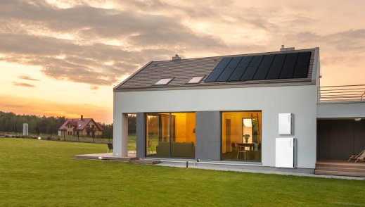FranklinWH energy storage system installation on residential home.