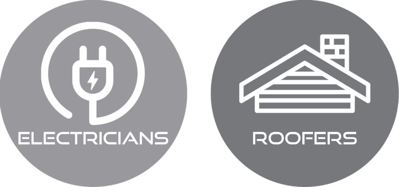 Electricians + Roofers