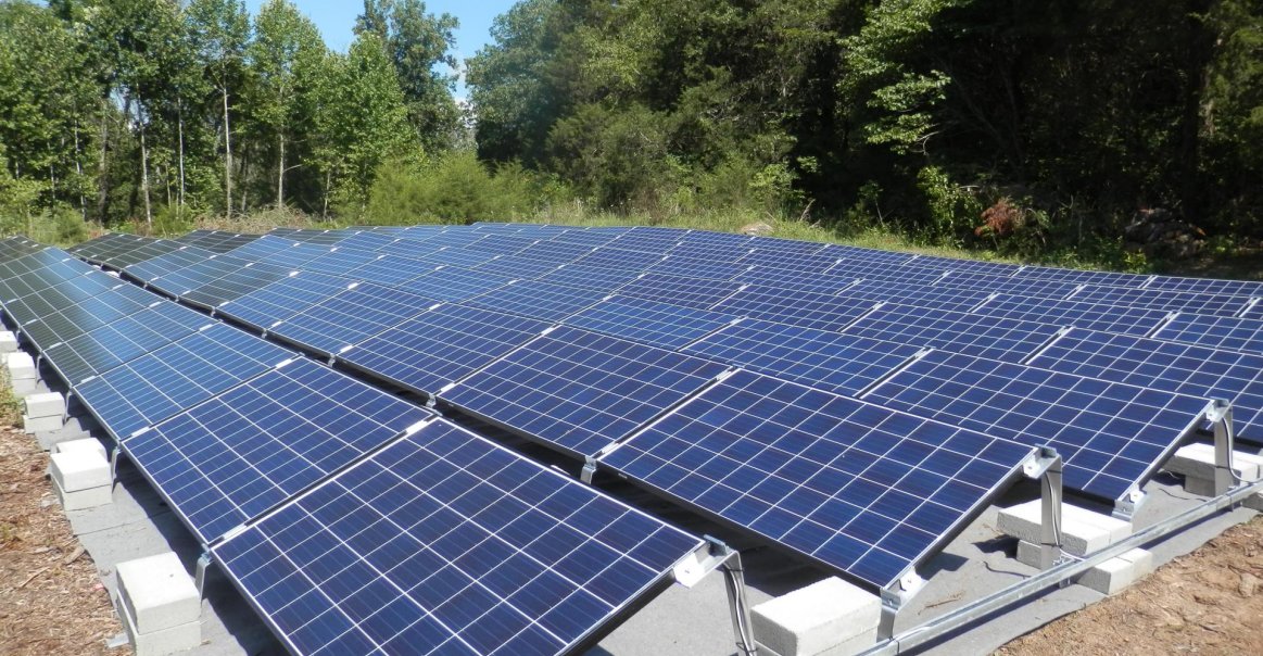 Aerocompact Ground Mount Racking on PV Project Aerocompact Ground Mount Racking on PV Project