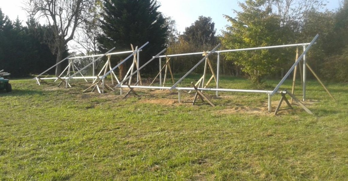 Project Setup Virginia Solar