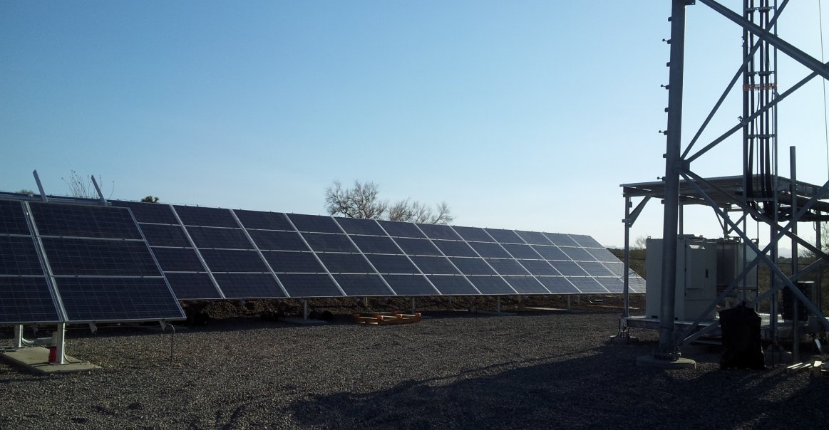 Off-Grid Cell Tower Arizon desert makes great site for off-grid cell tower