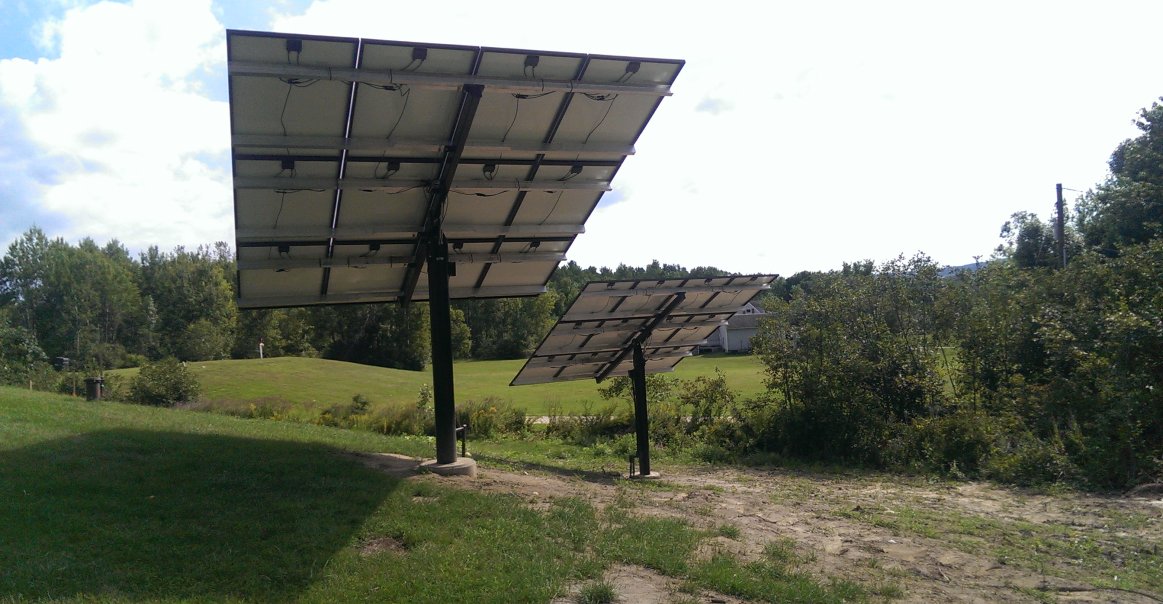 DPW residential Solar install DWP multi-pole mount