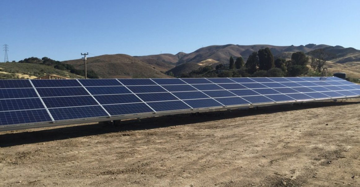 Solar Array in Arroyo Grande CA Canadian Solar Modules Layne Labs