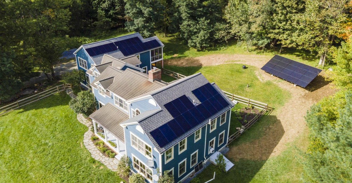 22.2kW Residential Install in North Bennington, VT Residential roof mount and ground mount solar panel system in Vermont.