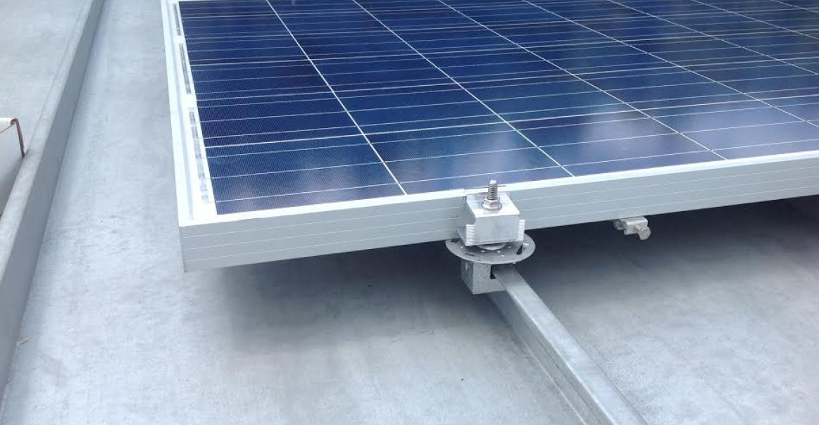 S-5! PV Kit Solar Pro Uses the S-5! PV kit for this standing seam roof