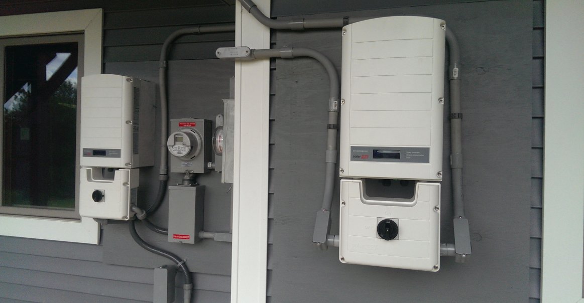 SolarEdge Inverter in a 22 kW install SolarEdge Inverter in a 22 kW install