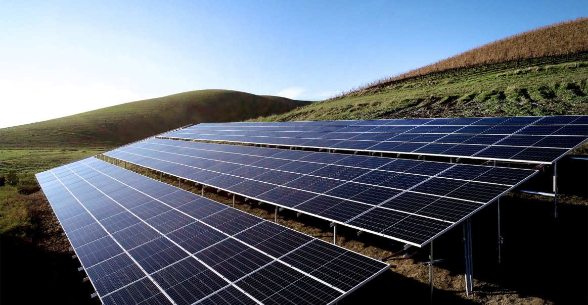 355.2 kW Commercial Installation in Livermore, CA Synergy Sunset Shot