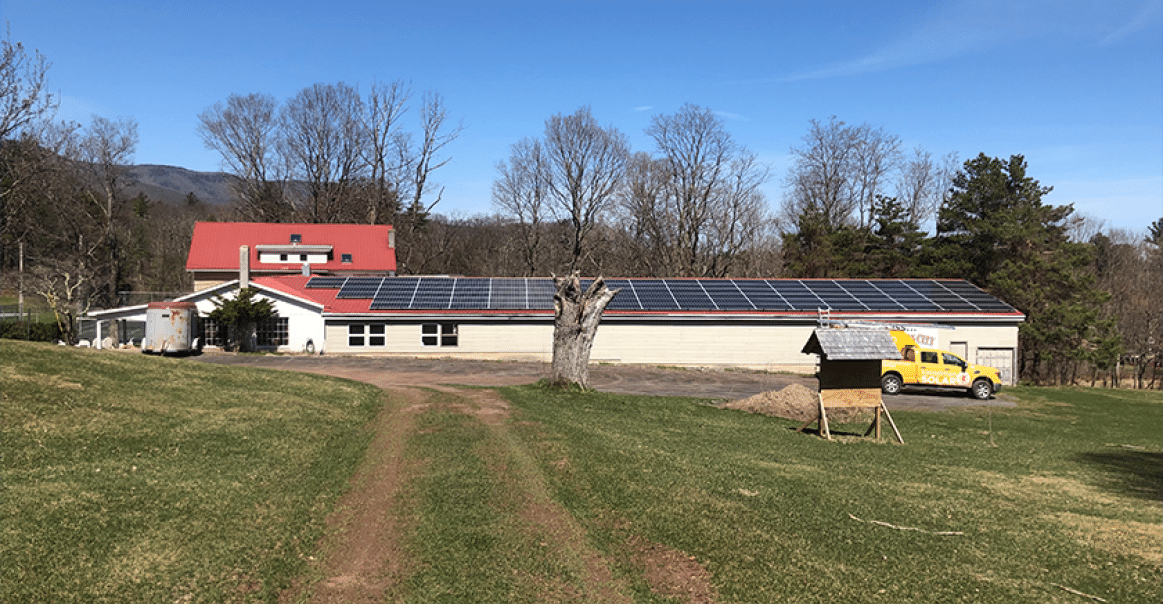 81.60 kW Solar Array Winter Clove Inn Roof Mount