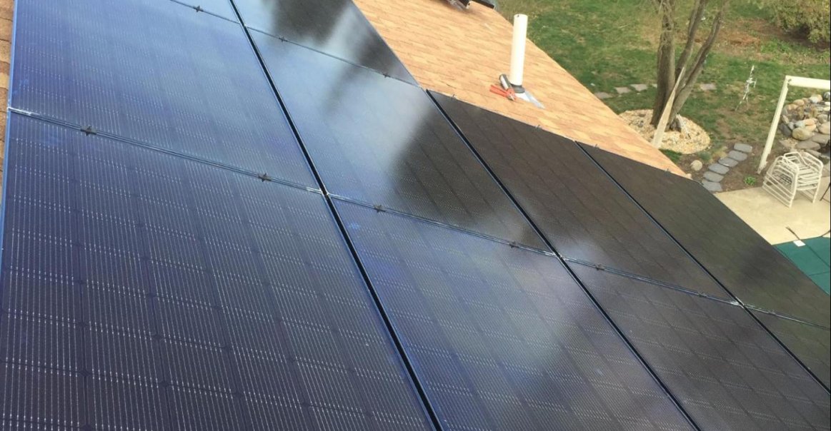 Solar Panel on Residential Roof Installed by Cazeault Solar Solar Panel on Residential Roof Installed by Cazeault Solar