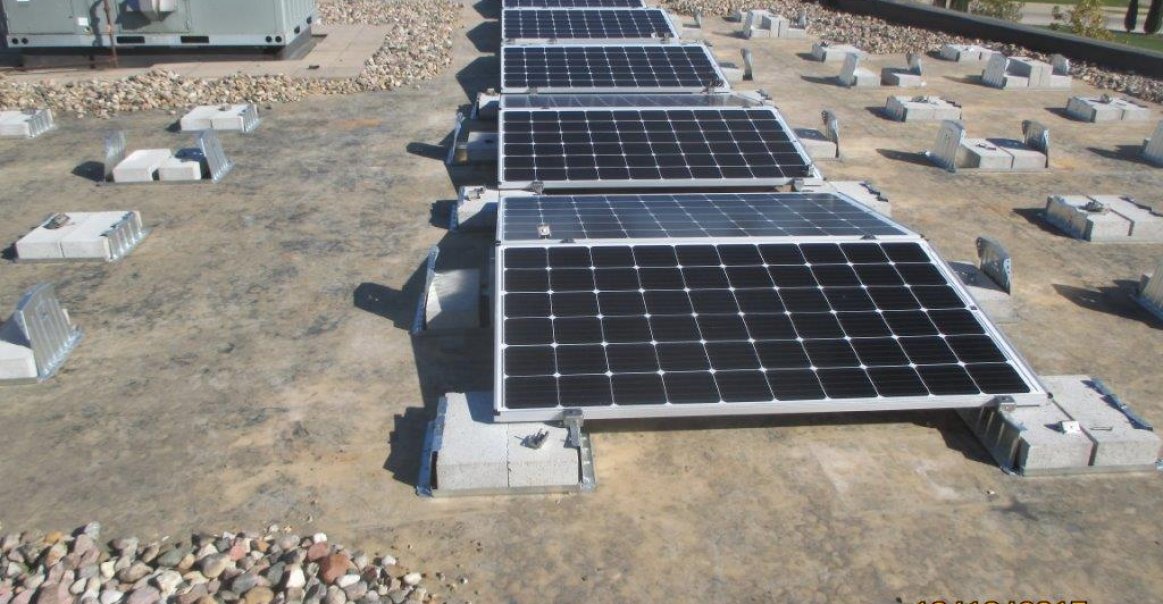 Solar Roof Mount for Winnebago Tribe in Nebraska