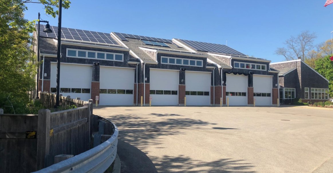 EMS Fire Station Tisbury Cape Cod Tisbury Municipal solar project