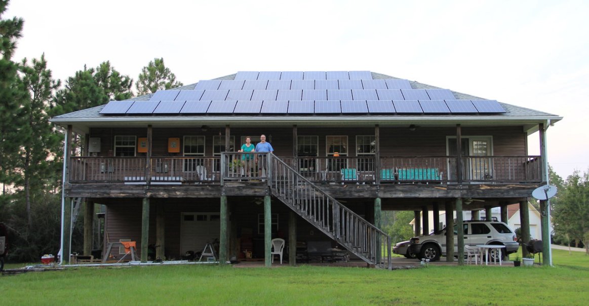 Grid-tied residential solar installation project in Milton, FL. Grid-tied residential solar installation project in Milton, FL.
