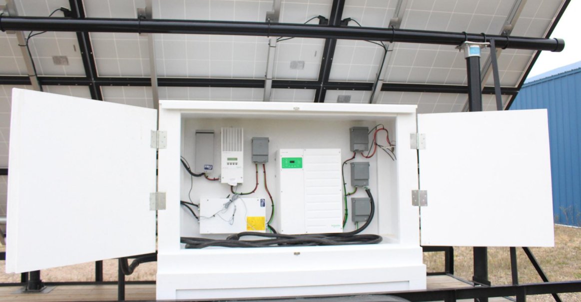 Mobile Solar Array for Off-Grid Power Schneider Conext System Mobile Solar Array for Off-Grid Power Schneider Conext System