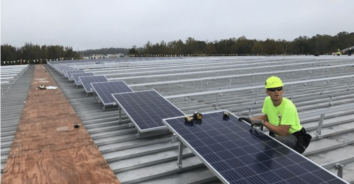 Solar Installer with Photovoltaic Modules Solar Installer with Photovoltaic Modules