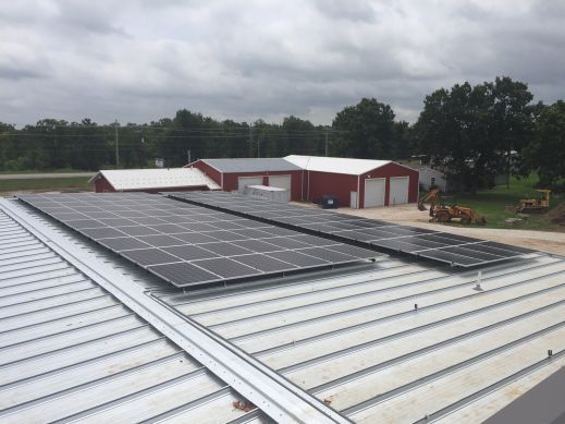 30kW Commercial Metal Rough Install