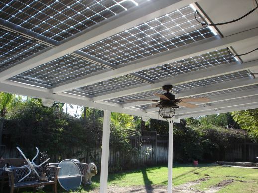 Santa Ana 2.7kW Bifacial Sanyo Project on Canopy