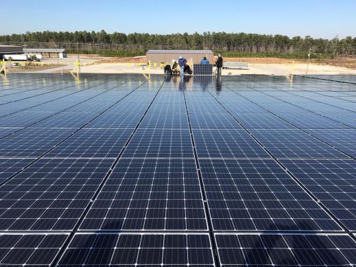 Jinko Solar Panels on Massive Commercial Installation