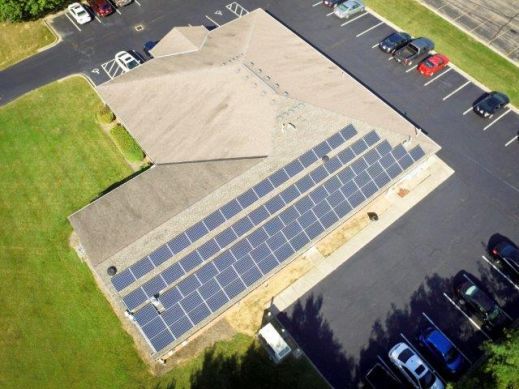 Aerial drone photo
